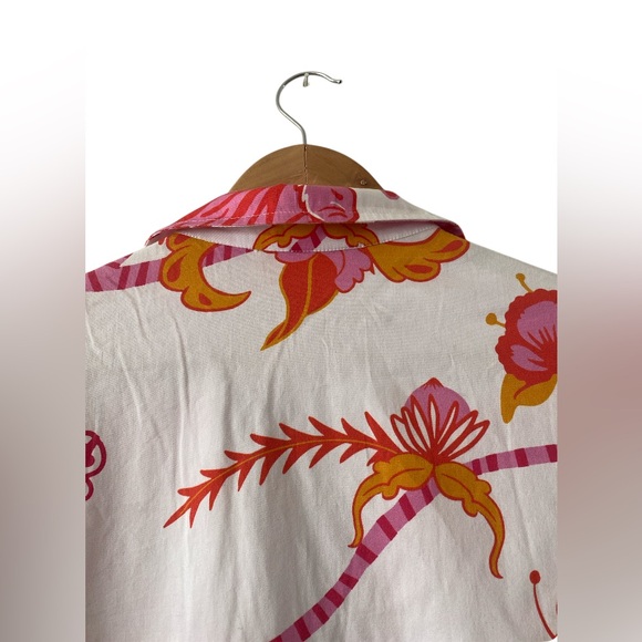 NWOT SHERIDAN FRENCH rhodes dress in pink tiger size M - Picture 6 of 14